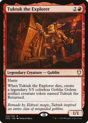 Tuktuk the Explorer card from Commander Anthology Volume II