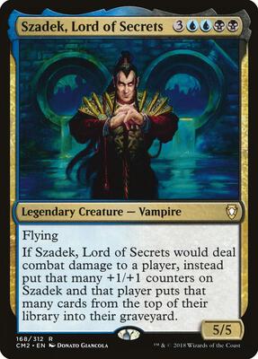 Szadek, Lord of Secrets card from Commander Anthology Volume II