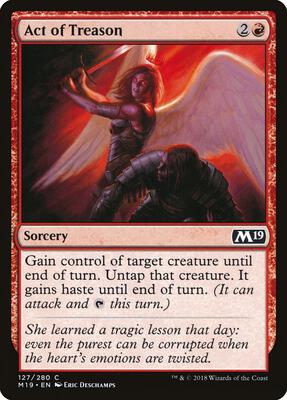 Act of Treason card from Core Set 2019
