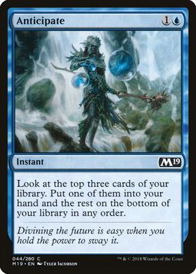 Anticipate card from Core Set 2019