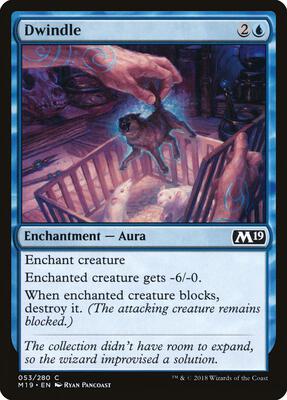 Dwindle card from Core Set 2019