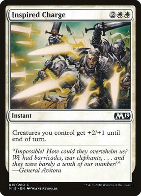 Inspired Charge card from Core Set 2019