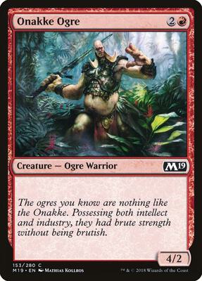 Onakke Ogre card from Core Set 2019