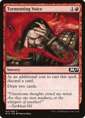 Tormenting Voice card from Core Set 2019