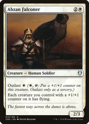 Abzan Falconer card from Commander Anthology Volume II