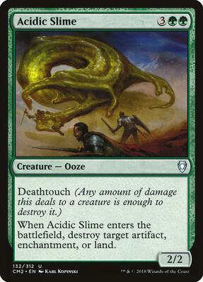 Acidic Slime card from Commander Anthology Volume II