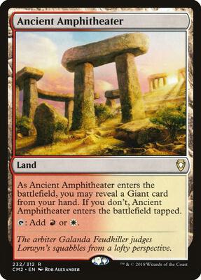 Ancient Amphitheater card from Commander Anthology Volume II