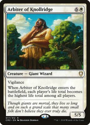 Arbiter of Knollridge card from Commander Anthology Volume II