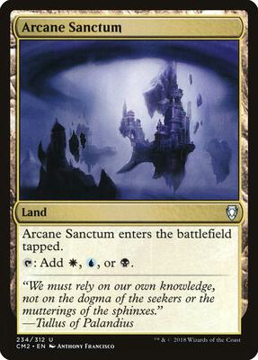Arcane Sanctum card from Commander Anthology Volume II