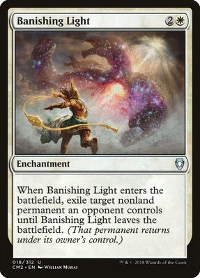 Banishing Light card from Commander Anthology Volume II
