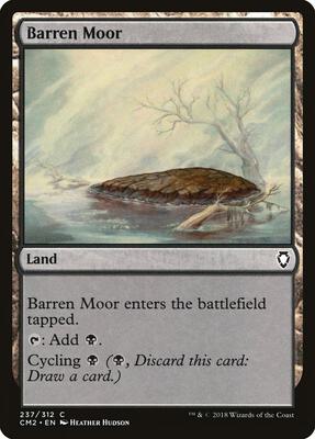 Barren Moor card from Commander Anthology Volume II
