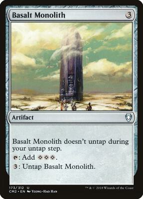 Basalt Monolith card from Commander Anthology Volume II
