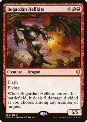 Bogardan Hellkite card from Commander Anthology Volume II