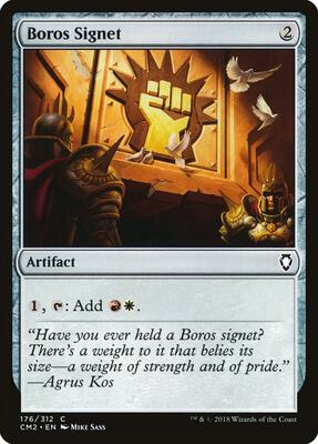 Boros Signet card from Commander Anthology Volume II
