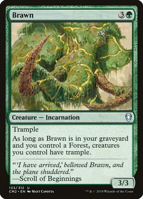 Brawn card from Commander Anthology Volume II