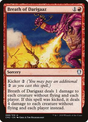 Breath of Darigaaz card from Commander Anthology Volume II