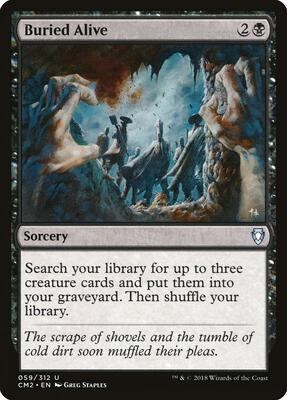 Buried Alive card from Commander Anthology Volume II