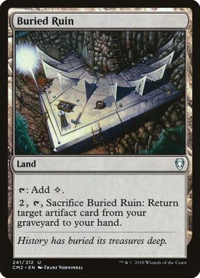 Buried Ruin card from Commander Anthology Volume II