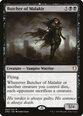 Butcher of Malakir card from Commander Anthology Volume II