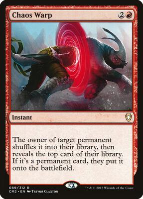 Chaos Warp card from Commander Anthology Volume II