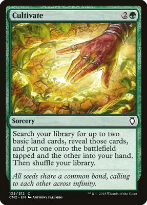 Cultivate card from Commander Anthology Volume II