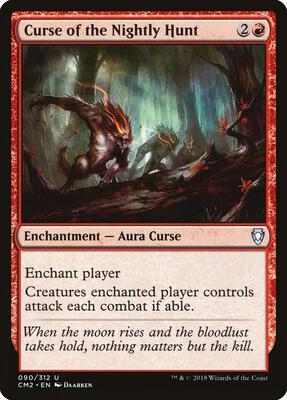 Curse of the Nightly Hunt card from Commander Anthology Volume II