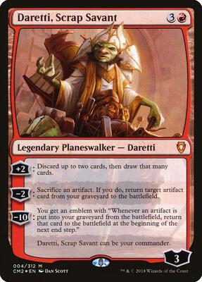 Daretti, Scrap Savant card from Commander Anthology Volume II
