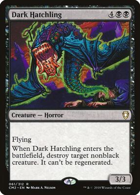 Dark Hatchling card from Commander Anthology Volume II