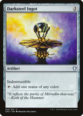 Darksteel Ingot card from Commander Anthology Volume II