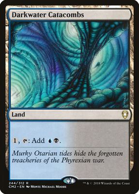 Darkwater Catacombs card from Commander Anthology Volume II