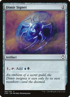 Dimir Signet card from Commander Anthology Volume II