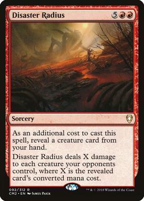Disaster Radius card from Commander Anthology Volume II