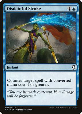 Disdainful Stroke card from Commander Anthology Volume II