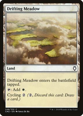 Drifting Meadow card from Commander Anthology Volume II