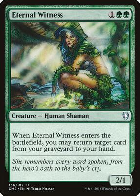 Eternal Witness card from Commander Anthology Volume II