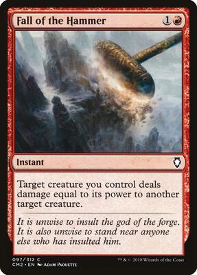 Fall of the Hammer card from Commander Anthology Volume II