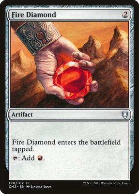Fire Diamond card from Commander Anthology Volume II