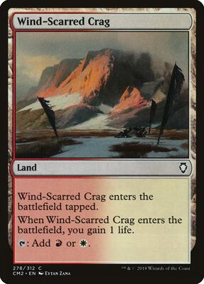 Wind-Scarred Crag card from Commander Anthology Volume II