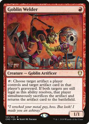 Goblin Welder card from Commander Anthology Volume II