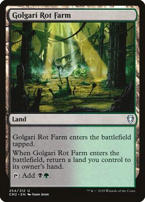 Golgari Rot Farm card from Commander Anthology Volume II