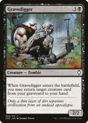 Gravedigger card from Commander Anthology Volume II