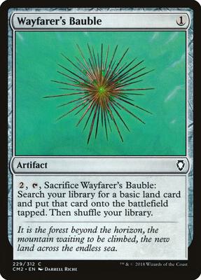 Wayfarer's Bauble card from Commander Anthology Volume II