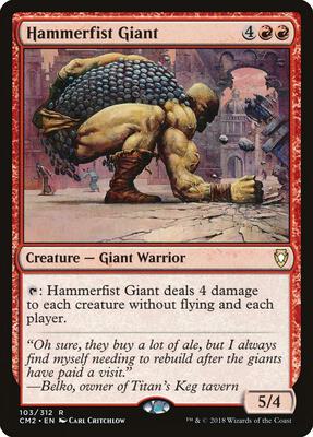Hammerfist Giant card from Commander Anthology Volume II