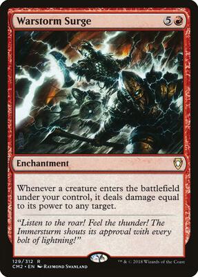Warstorm Surge card from Commander Anthology Volume II