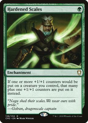 Hardened Scales card from Commander Anthology Volume II