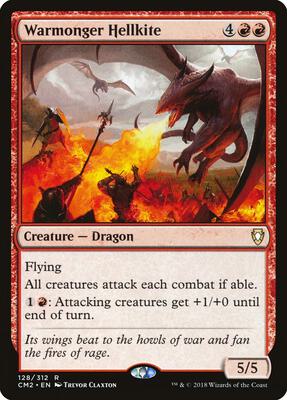 Warmonger Hellkite card from Commander Anthology Volume II