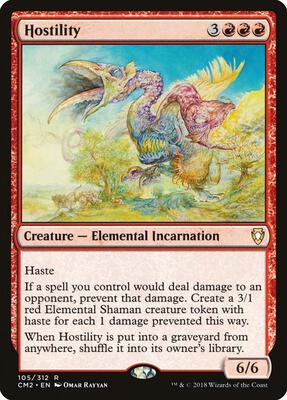 Hostility card from Commander Anthology Volume II