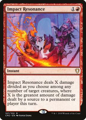 Impact Resonance card from Commander Anthology Volume II