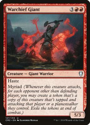 Warchief Giant card from Commander Anthology Volume II