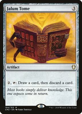 Jalum Tome card from Commander Anthology Volume II